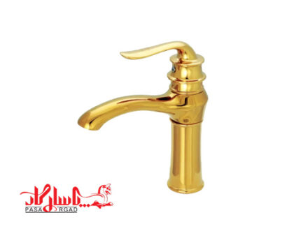 شیر روشویی برند کرومات مدل پاریس طلایی