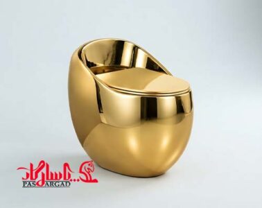 توالت فرنگی طلایی